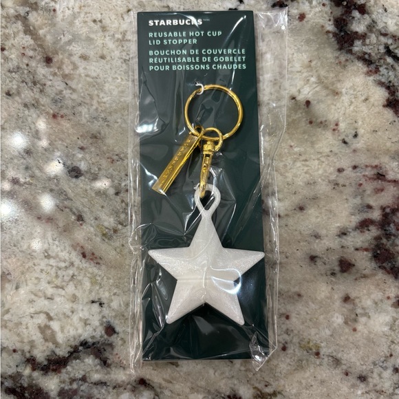 Starbucks Accessories - NWT Starbucks 2024 Holiday Release, Star Keychain/Hot cup Stopper